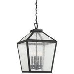 Savoy House - Woodstock 4-Light Outdoor Hanging Lantern - Add valuable light and classic style to your exterior with the Woodstock hanging lantern by Savoy House.
