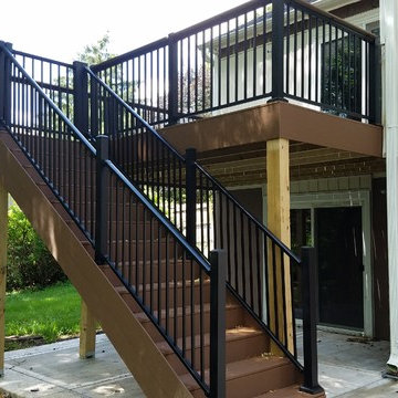Aluminum Railing, PVC and Capped Composite Decks