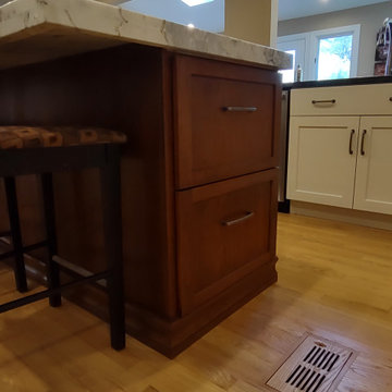 Transition Kitchen with dry bar
