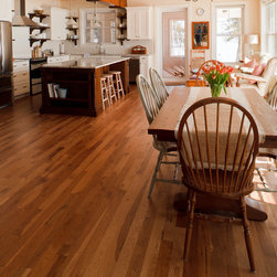 Rustic Kitchen with Elegance - Hardwood Flooring