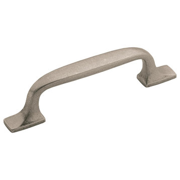 Amerock Highland Ridge Cabinet Pull, Aged Pewter, 3" Center-to-Center
