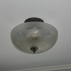 1930's Colonial, New England - Flush-mount Ceiling Lighting