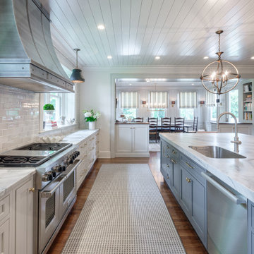 Summit NJ — Plain & Fancy kitchen addition with butler's pantry
