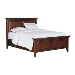 Pottery Barn - Hudson Bed, Queen, Mahogany stain - Beds