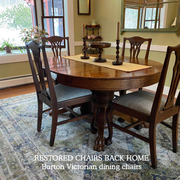 Burton Victorian dining chair restoration