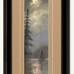Moonlit Lake Framed Print - Fine Art Prints
