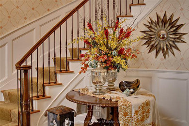 Entryway - eclectic entryway idea in New York