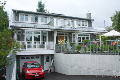 Inspiration for a craftsman exterior home remodel in Vancouver