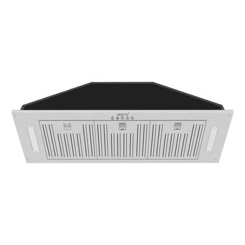 30/36"Insert/Built-in Range Hood With Lights and Filters, 3-Speeds 600 CFM, 36"