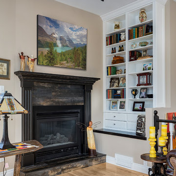 Bookshelf nook