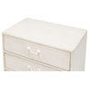 Willow 3 Drawer Commode Antique White