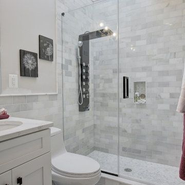 Bathroom Remodeling With Corner Tub, Standing Shower, Sink, Cabinet Cuttersind