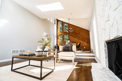 Living room - craftsman living room idea in Atlanta