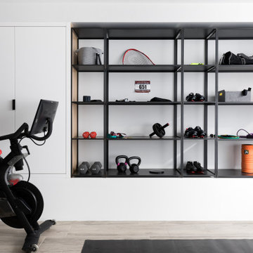 Built-In Basement Lounge