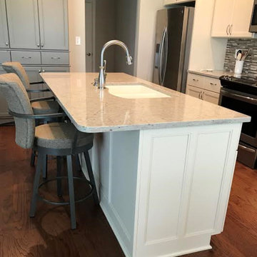 Waypoint and Custom Amish Cabinetry- Painted Vanilla