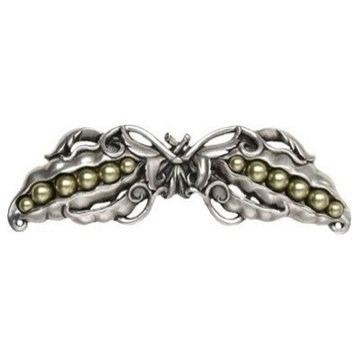 Peapod Pull, Antique-Style Pewter