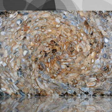 Agate Rubane tornado with Gold
