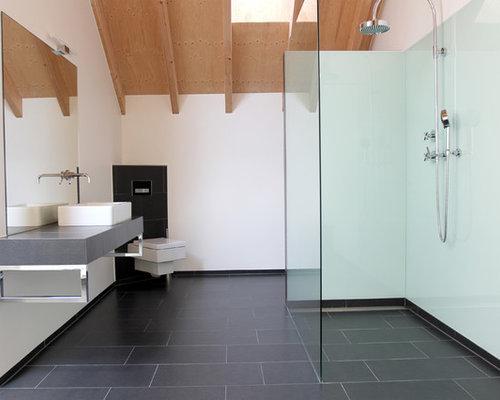 Moderne Duschbäder mit bodengleicher Dusche Ideen & Beispiele für die