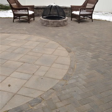 Deck with Patio Combination in Bridgeview, IL