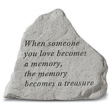 When Someone You Love Becomes Memorial Garden Stone