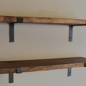 Custom Entertainment Console and Shelving
