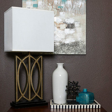 Dark Brown Dining Room