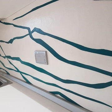 cucina moderna verde