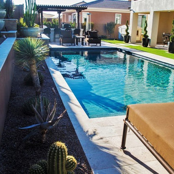 Jacuzzi, Pool, and Grill Backyard