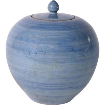 Jar Vase Melon Colors May Vary Denim Blue Variable Ceramic Ha