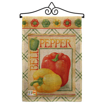 Bell Pepper Food Vegetable Garden Flag Set