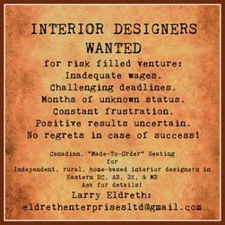 Help Wanted Ad - Bar Stools And Counter Stools