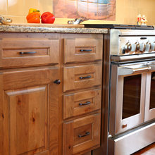 Rustic Beech Cabinets