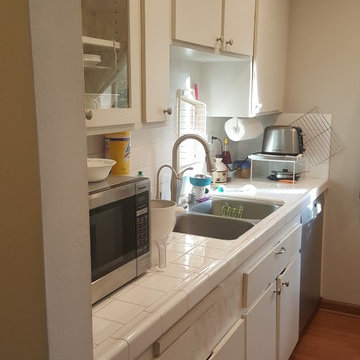 Pallavi Before And After Kitchen/White Shaker/Prefab