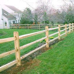 Split Rail Fencing - Home Fencing And Gates