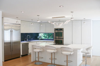 Example of a trendy kitchen design in Other