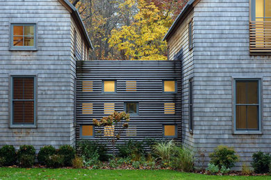 Inspiration for a contemporary exterior home remodel in Philadelphia