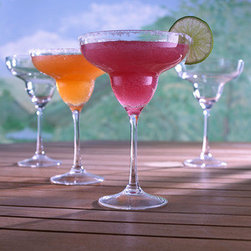 Patio Fiesta Glasses - Set of 4 - Cocktail Shakers And Bar Tool Sets