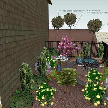 Japanese-Style Garden on a Steep Slope, San Francisco Bay Area