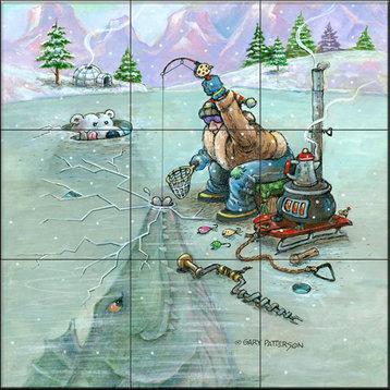 Tile Mural, Double Trouble by Gary Patterson