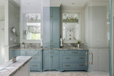 Inspiration for a french country bathroom remodel in Richmond