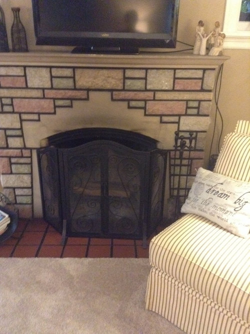 Ugly ugly fireplace!!!