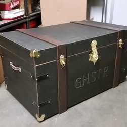 Masculine Custom-Made Trunk/Table - Coffee Tables