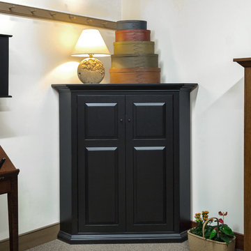 Four Panel Corner TV Cabinet