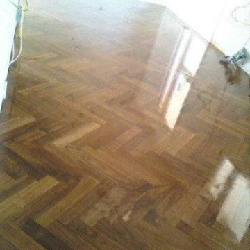 Refinished hardwood floors