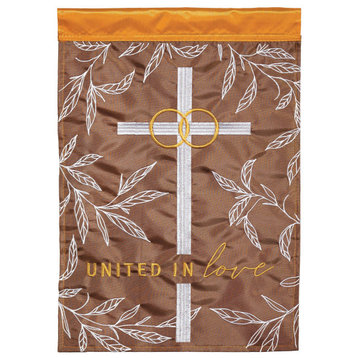 Flag United In Love Polyester 13x18
