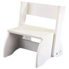Kids Step Stool - Large Flip Stool in White - KidKraft Furniture - 15801