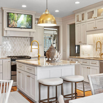 Lightened Brightened Kitchen