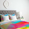 Deny Designs Three Of The Possessed Crystal Crush Duvet Cover - Lightweight