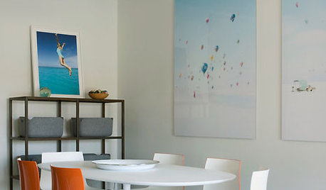 Take Rooms on a Coastal Trip With Orange and Blue