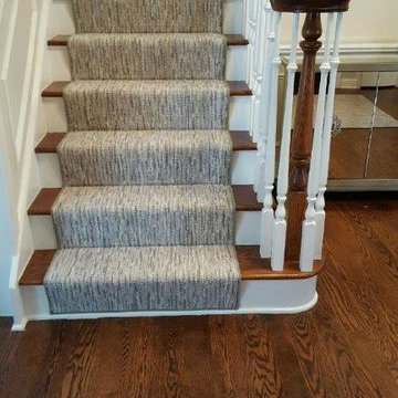 Carpet Runners on Wood Stairs